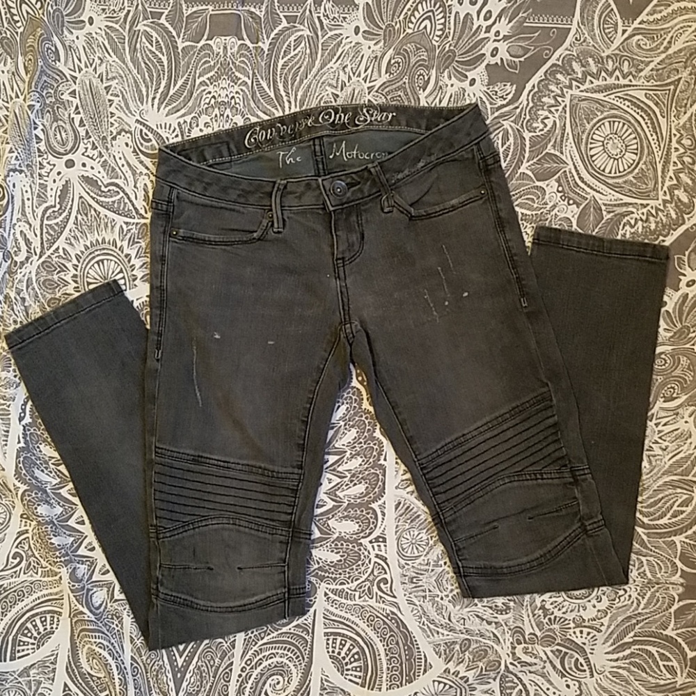 CONVERSE ONE STAR BLACK MOTTO JEANS